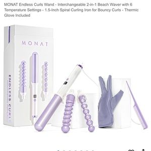 Monat endless curls interchangeable styling wand new in box.